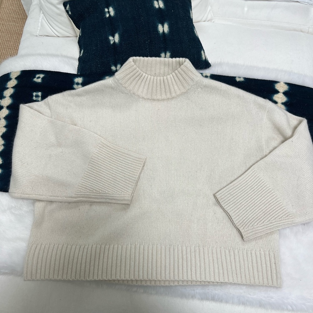 Arch 4 Ivory Turtleneck Sweater